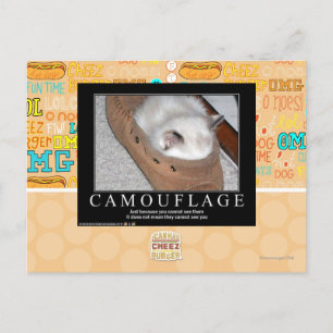 Camouflage Postkarte