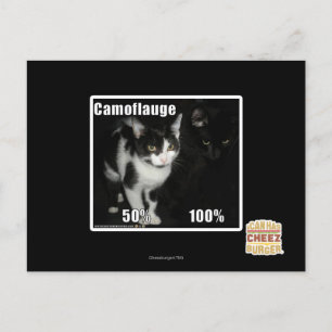 Camouflage Postkarte
