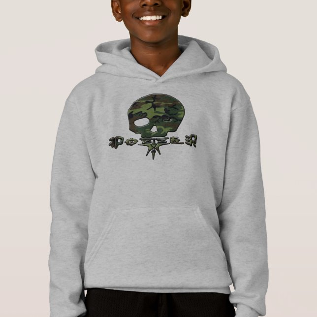 Camouflage Pozzer Logo Hoodie