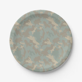Camouflage Print Army Boys Birthday Party Supplies Pappteller