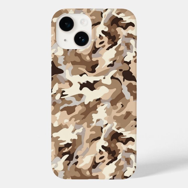 Camouflage Print iPhone 14 Fall Case-Mate iPhone Hülle (Rückseite)