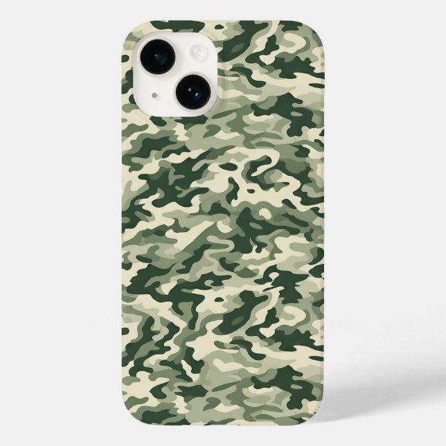 Camouflage Print iPhone 14 Fall Case-Mate iPhone Hülle (Rückseite)