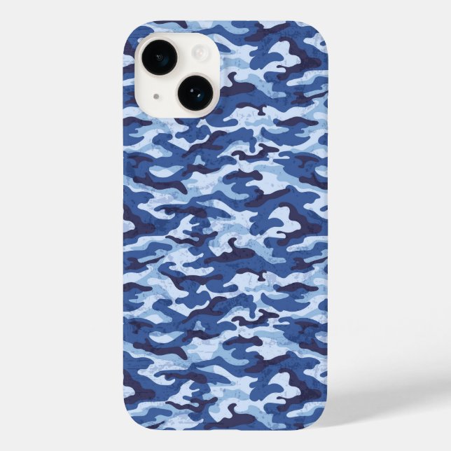 Camouflage Print iPhone 14 Fall Case-Mate iPhone Hülle (Rückseite)
