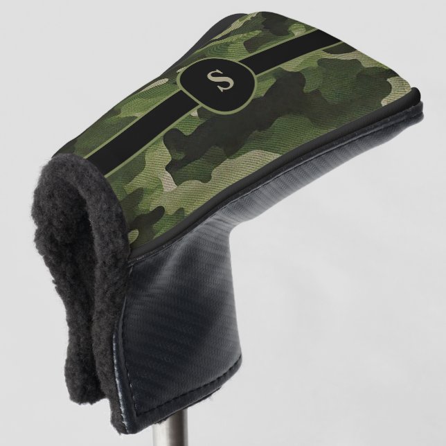 Camouflage Putter Golf Headcover (3/4 Vorderseite)