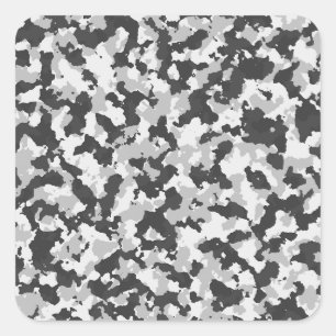 camouflage quadratischer aufkleber