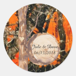 Camouflage Redneck Wedding Sticker