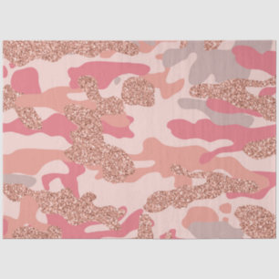 Camouflage Rose Gold Blush Pink Camouflage Arena M Seidenpapier