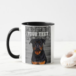 Camouflage Rottweiler Hunde Tierername Tasse