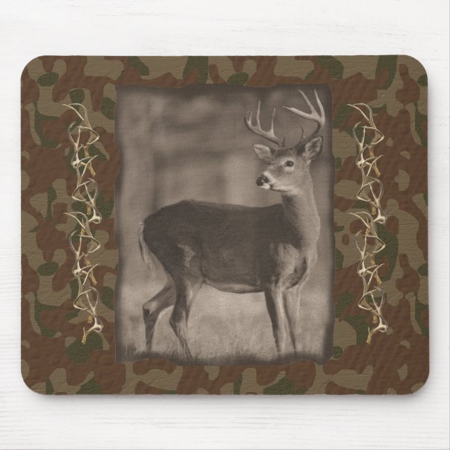 Camouflage-Rotwild Mousepad (Vorne)