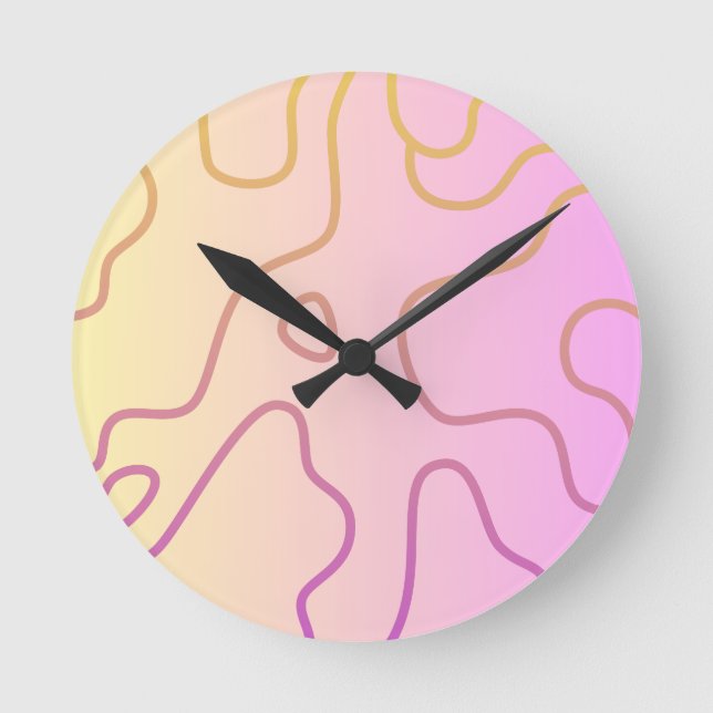 camouflage runde wanduhr (Vorderseite)