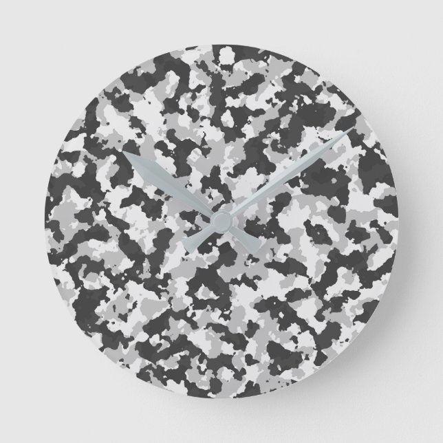 camouflage runde wanduhr (Vorderseite)