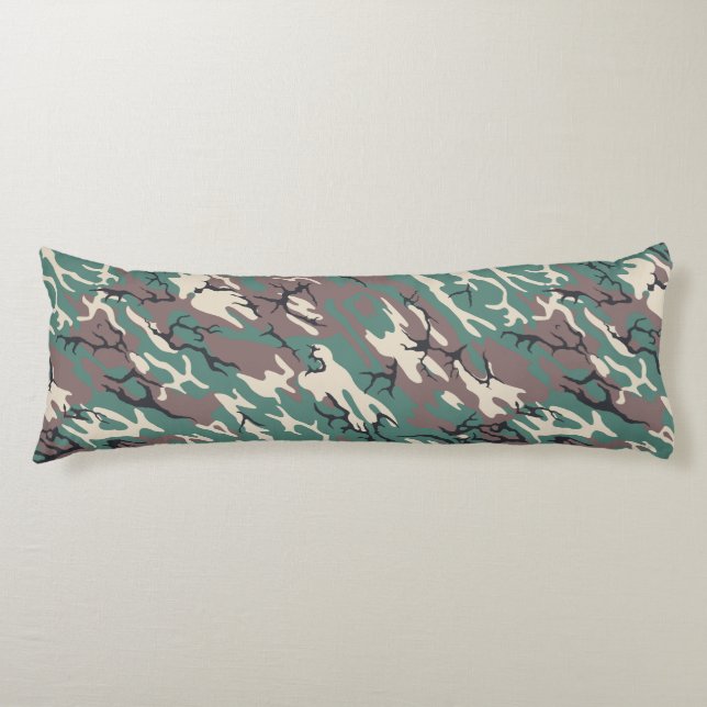 Camouflage Seitenschläferkissen (Vorderseite)