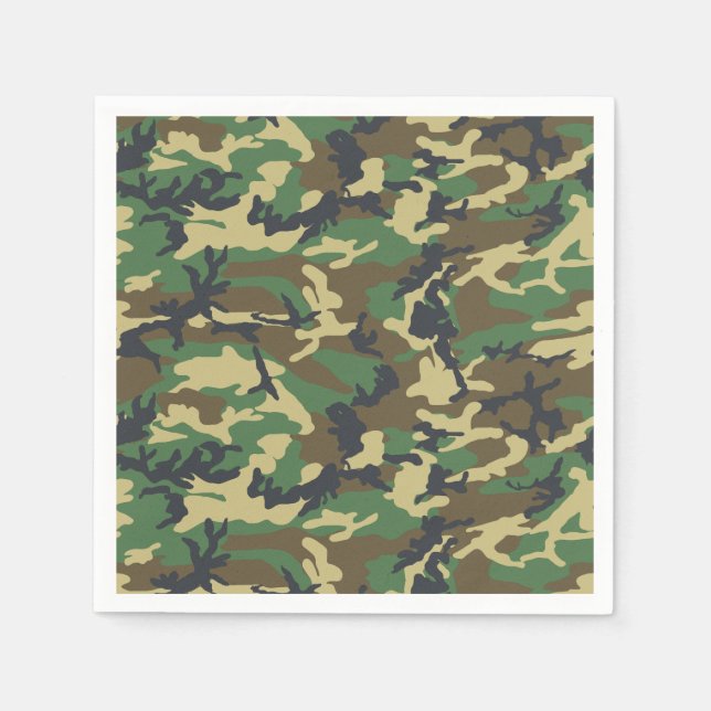Camouflage Serviette (Vorderseite)