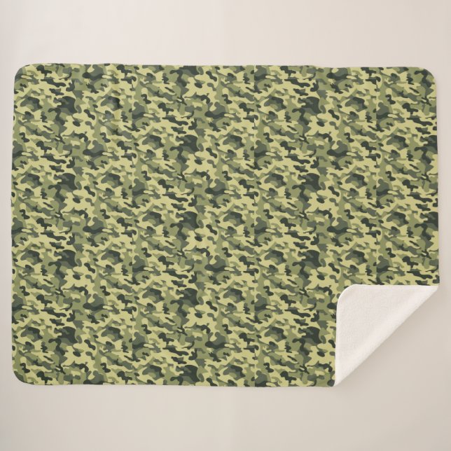 Camouflage Sherpadecke (Vorderseite (Horizontal))