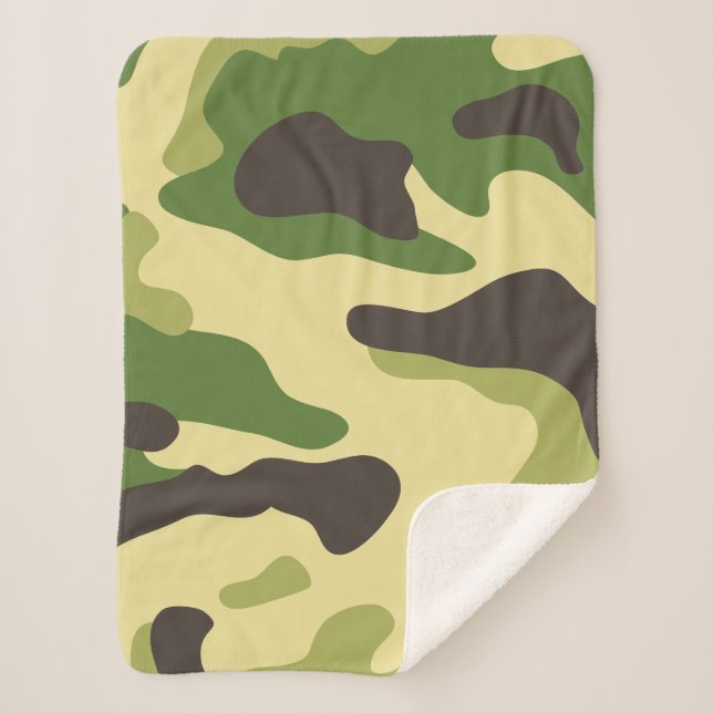 Camouflage Sherpadecke (Vorderseite)