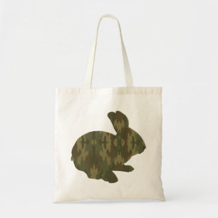 Camouflage Silhouette Ostern Bunny Toag Tragetasche