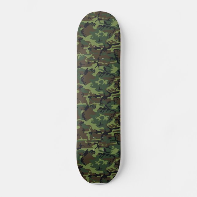 Camouflage Skate Deck Skateboard (Vorderseite)