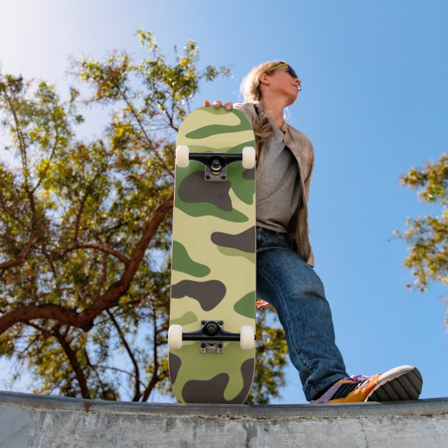 Camouflage Skateboard (Außen 1)