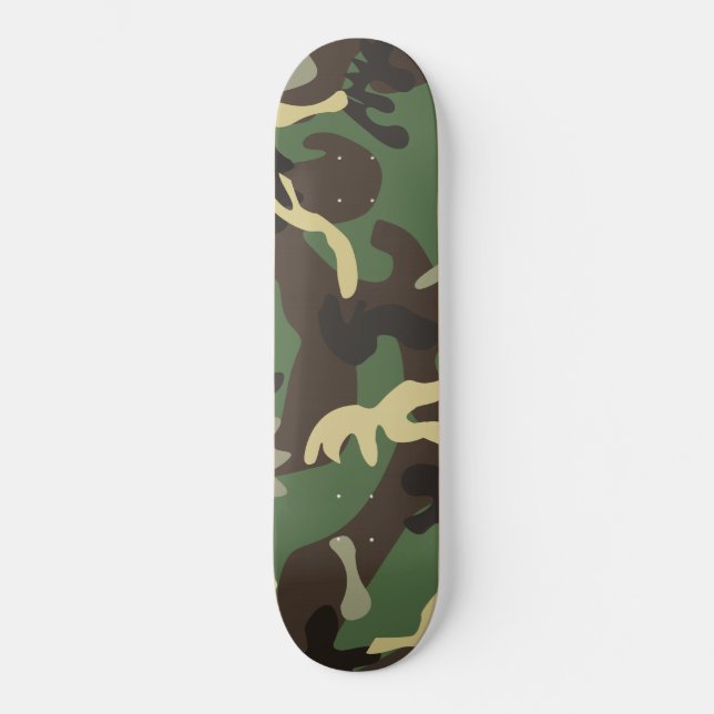 Camouflage Skateboard (Vorderseite)