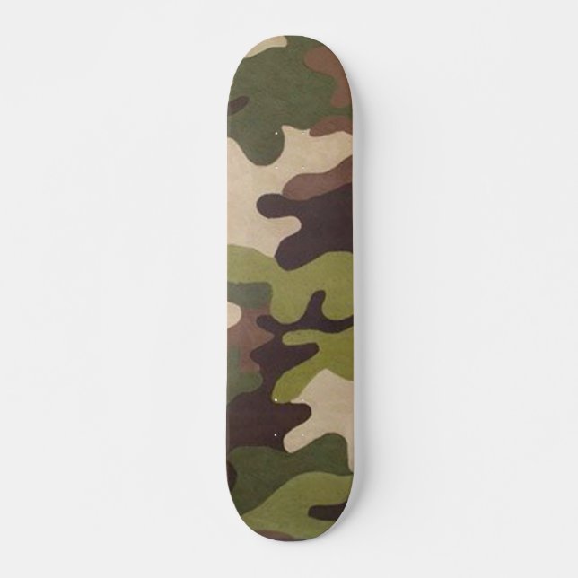 Camouflage Skateboard (Vorne)