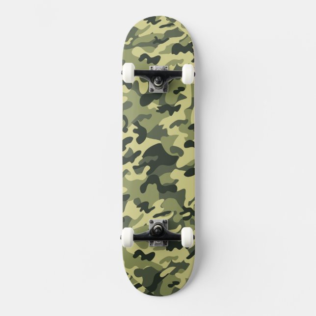 Camouflage Skateboard (Vorderseite)