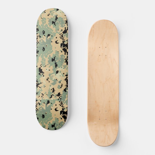 Camouflage Skateboard (Vorderseite)