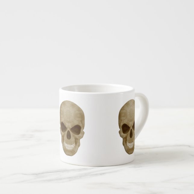 Camouflage Skull Espresso Tasse (Vorderseite Rechts)