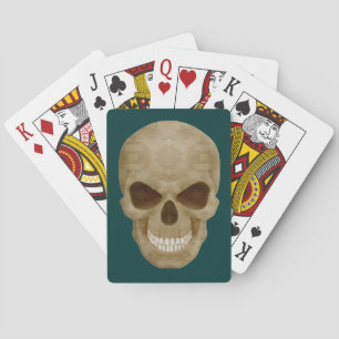 Camouflage Skull Playing Cards Spielkarten