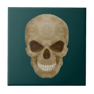 Camouflage Skull Tile Fliese
