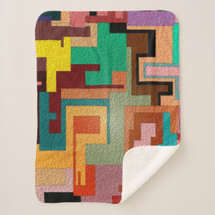 Camouflage Small Sherpa Blanket Sherpadecke