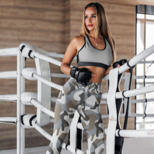 Camouflage Snow Wüste Gemustert LEGGINGS