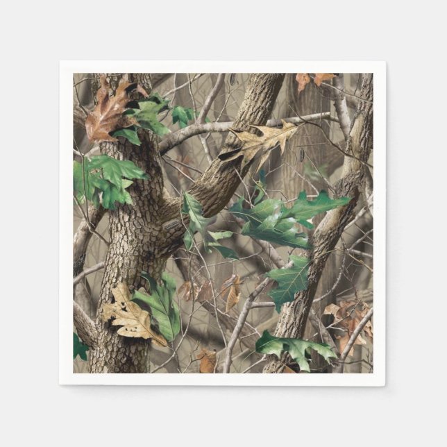 Camouflage Standard Cocktailpapier Napkins Serviette (Vorderseite)