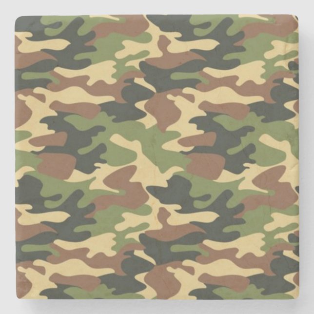 camouflage steinuntersetzer (Vorderseite)