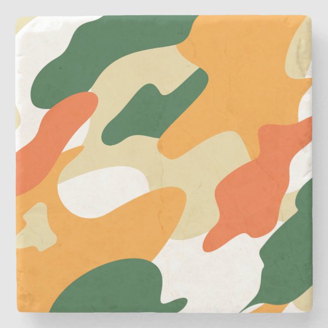 camouflage steinuntersetzer (Vorderseite)