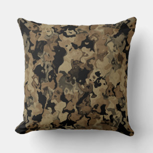 Camouflage Swirl Abstrakt 2 Kissen