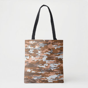 Camouflage Tapete mit Polka Punkte abstrakt Naht