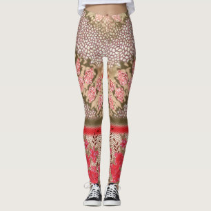 Camouflage, Tartan und Bootleg Leggings Bildhaue
