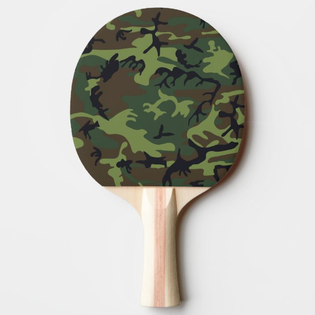 Camouflage Tischtennis Schläger (Rückseite)