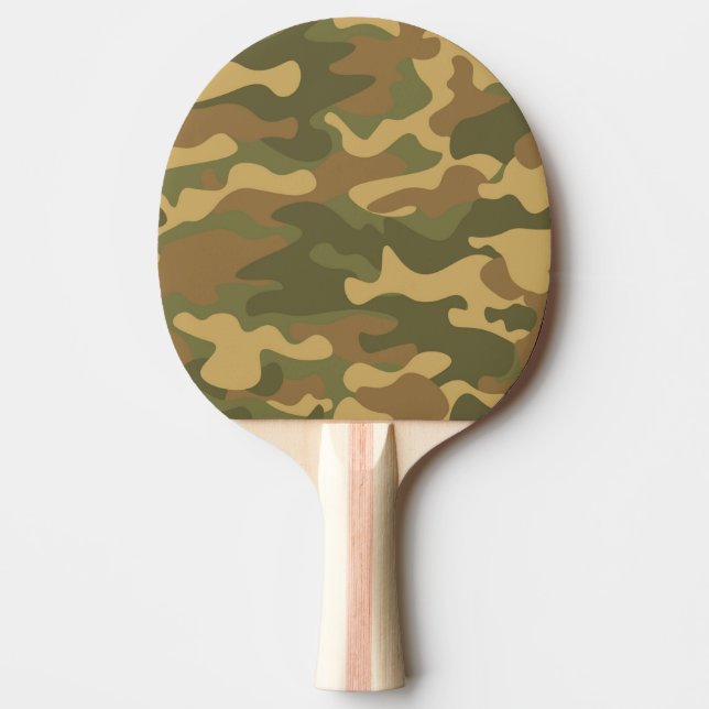 Camouflage Tischtennis Schläger (Vorderseite)