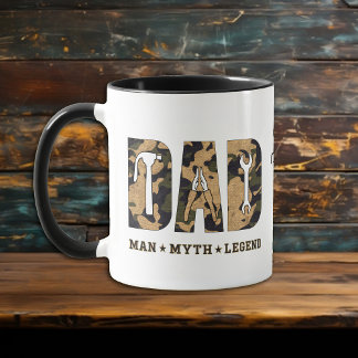 Camouflage Tool Vater Vatertag Tasse