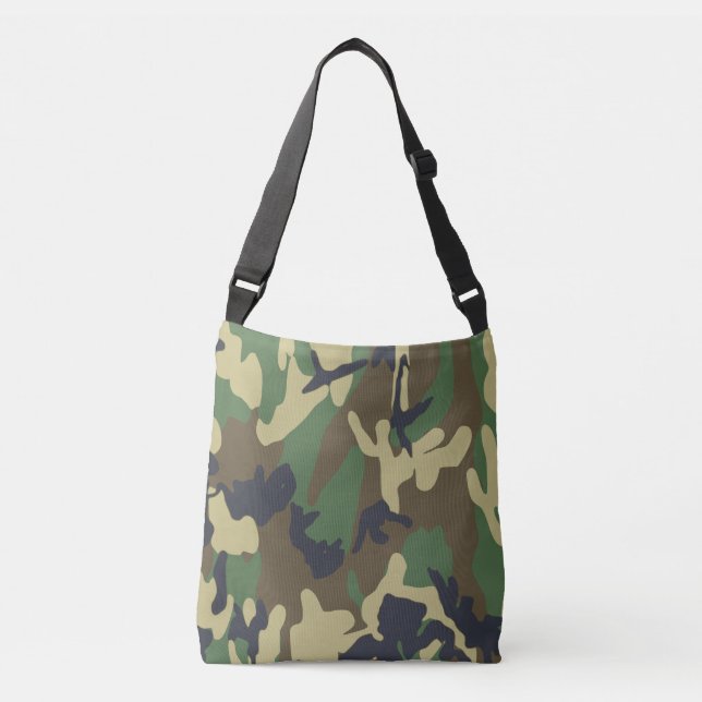 Camouflage Tote Bag Tragetaschen Mit Langen Trägern (Vorderseite)