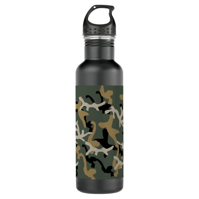 Camouflage Trinkflasche (Vorderseite)