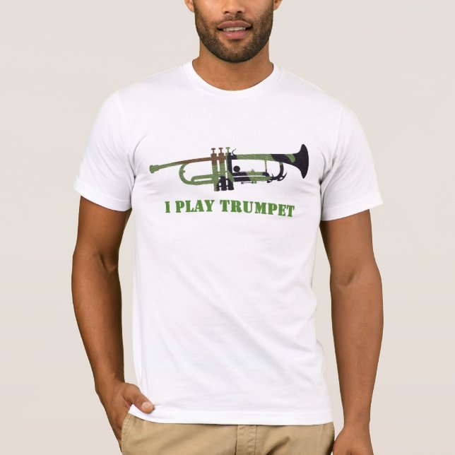 Camouflage Trumpet T-Shirt (Vorderseite)