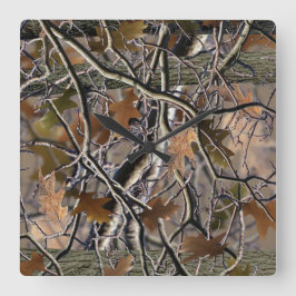 Camouflage Uhr, die im Haus wie keine anderen verm Quadratische Wanduhr