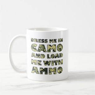 Camouflage und Ammo Funny Junting Tasse