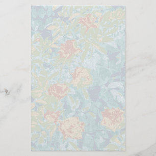 Camouflage und Blume Briefpapier