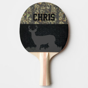 Camouflage-und Tischtennis Schläger