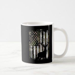 Camouflage US Flag Hirschelch Buck Camoflage Jagdj Kaffeetasse