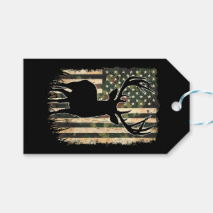 Camouflage US Flag Hirschjagd Jagdjäger Geschenkanhänger