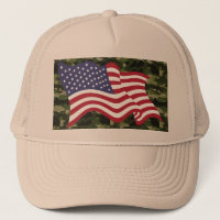 Camouflage USA Flag Hat für Alltagswoche